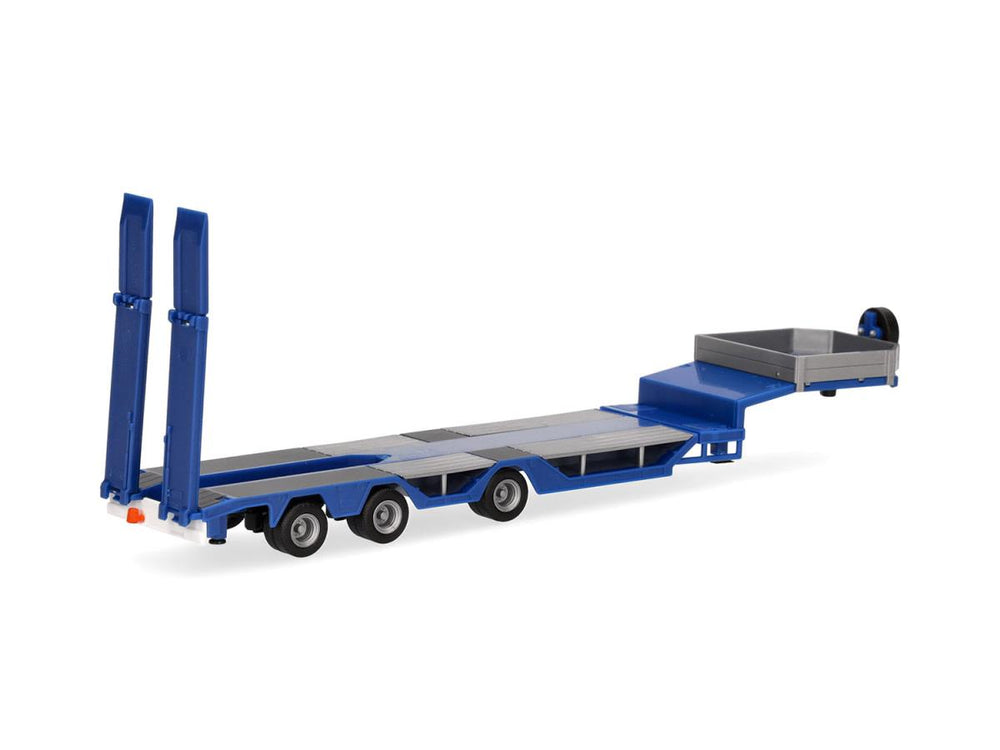 Herpa Goldhofer Allrounder 3 Axle Semitrailer Gentian Blue HA076968-003 HO Gauge