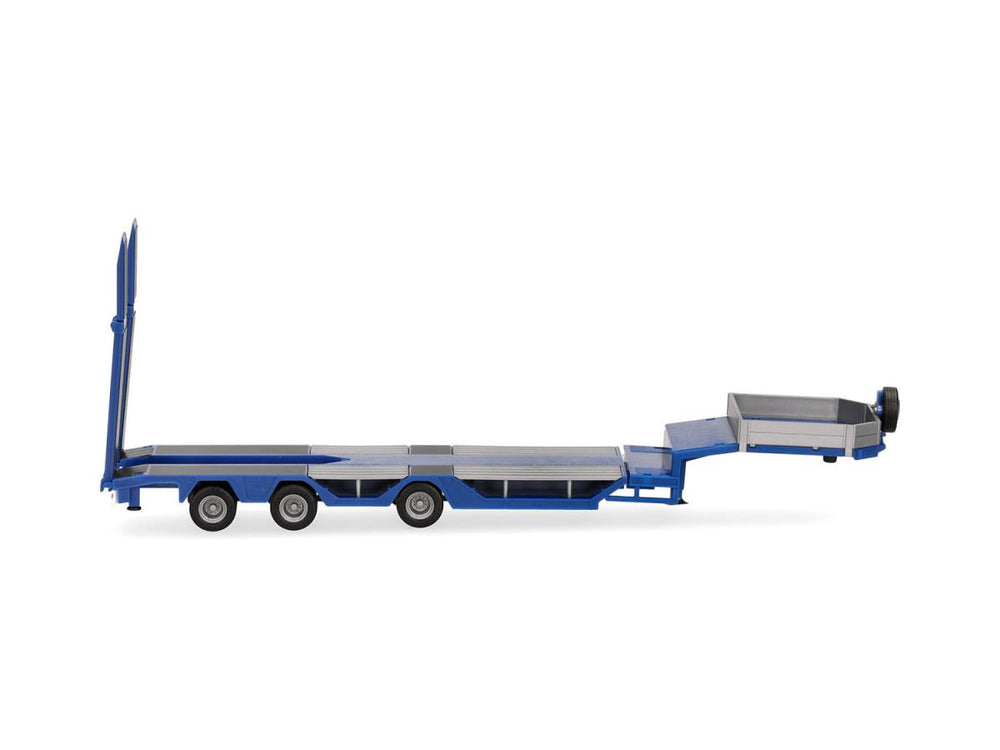 Herpa Goldhofer Allrounder 3 Axle Semitrailer Gentian Blue HA076968-003 HO Gauge
