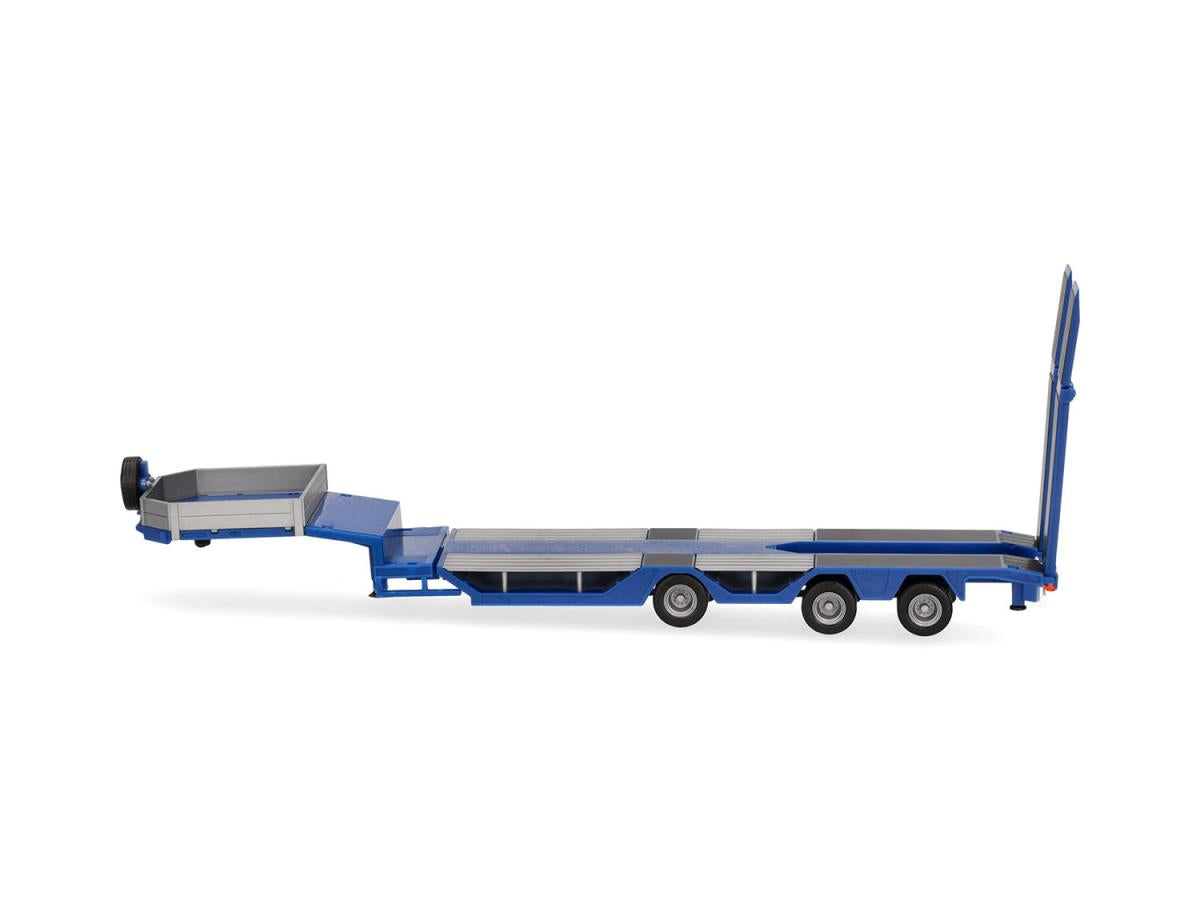 Herpa Goldhofer Allrounder 3 Axle Semitrailer Gentian Blue HA076968-003 HO Gauge