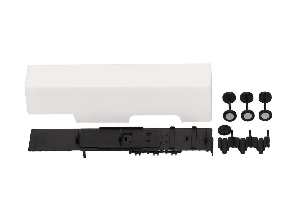 Herpa Box Semitrailer w/Side Skirting 3 Axle White (2) HA086110 HO Gauge