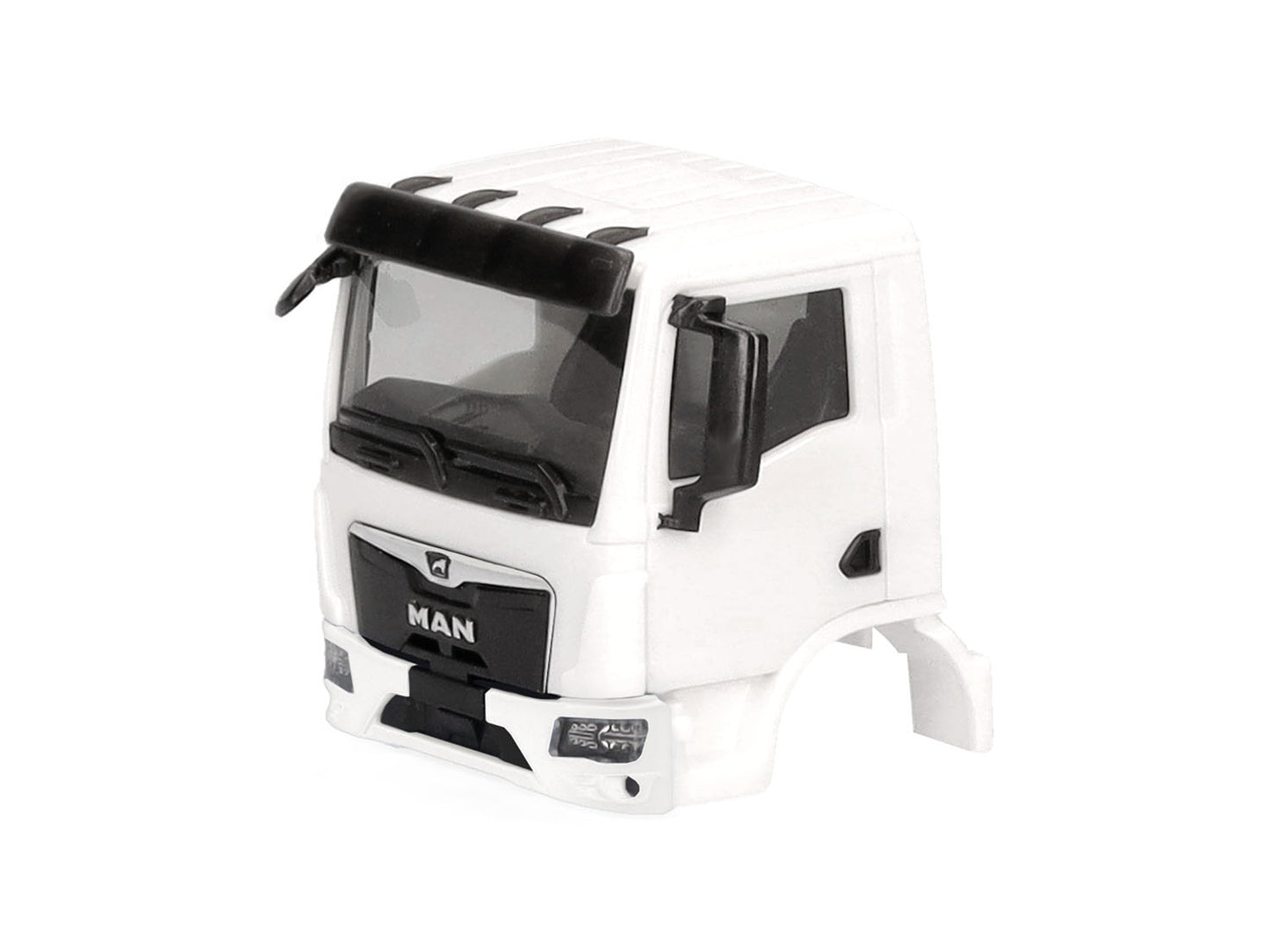 Herpa MAN TGL CC Cab White (2) HA086240 HO Gauge