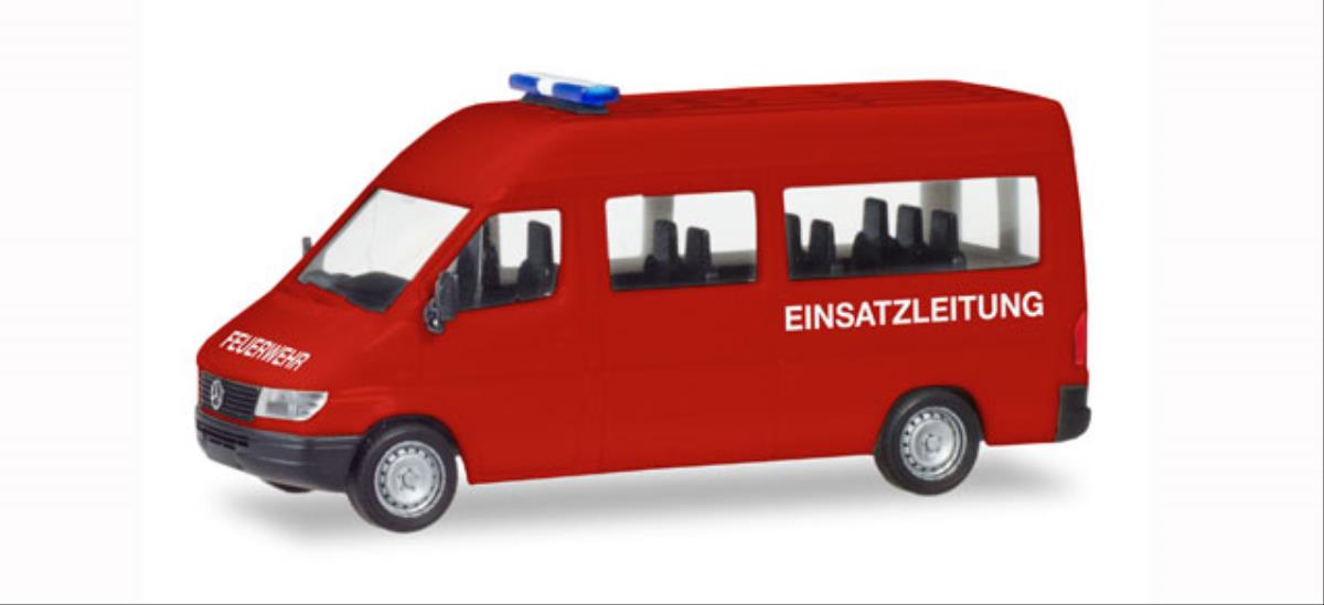 Herpa 94115 Basic MB Sprinter 96 Bus Fire Service HO