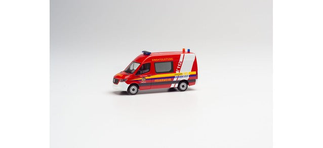 Herpa 95358 MB Sprinter '18 Minibus Feuerwehr Meersburg HO