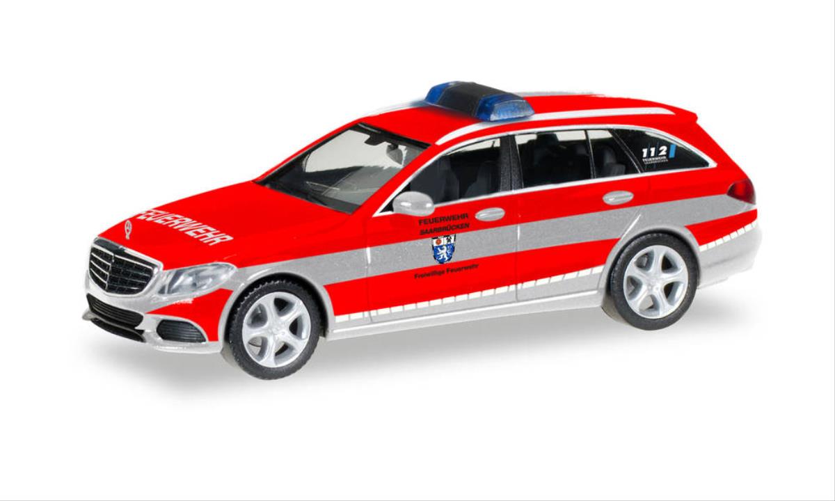 Herpa 96003 MB Class T-Model Feuerwehr Saarbrucken Command Vehicle HO