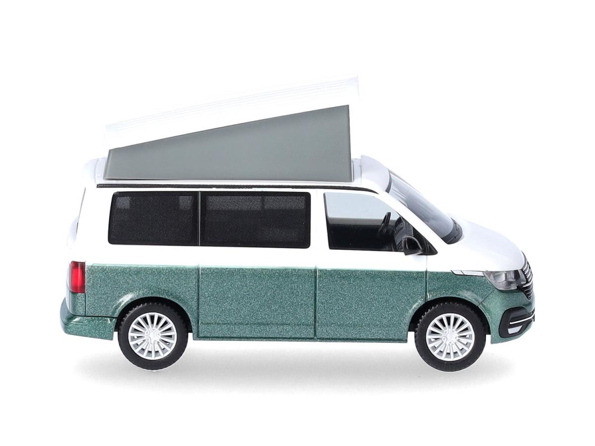 Herpa VW T6.1 California White/Bay Leaf Green Metallic HA096805-004 HO Gauge