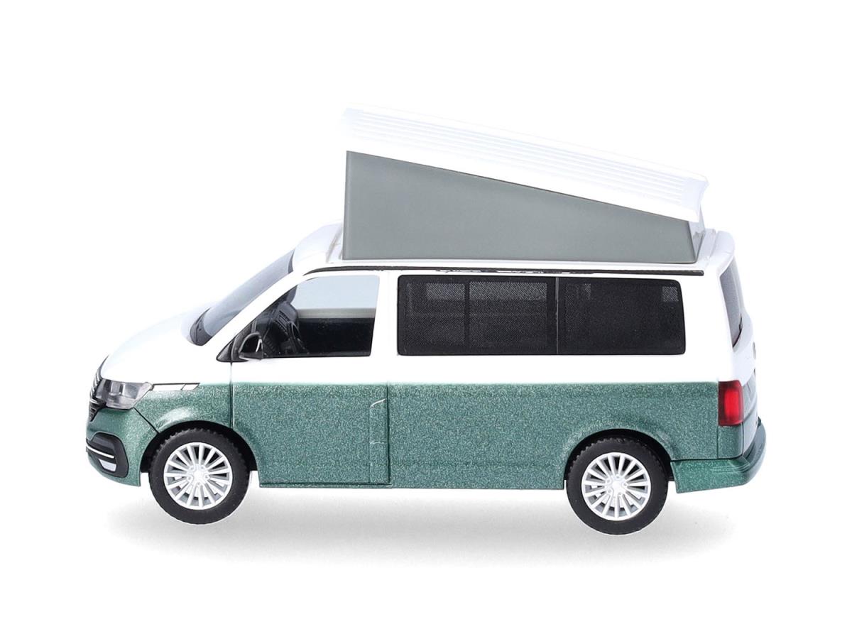 Herpa VW T6.1 California White/Bay Leaf Green Metallic HA096805-004 HO Gauge