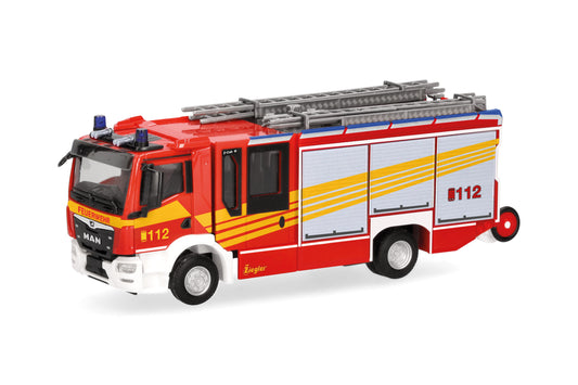 Herpa MAN TGM CC Ziegler Z-Cab Feuerwehr HA097086 HO Gauge