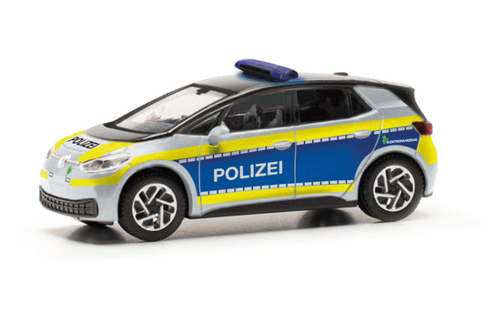 Herpa VW ID.3 Polizei Hamburg HA097352 HO Gauge