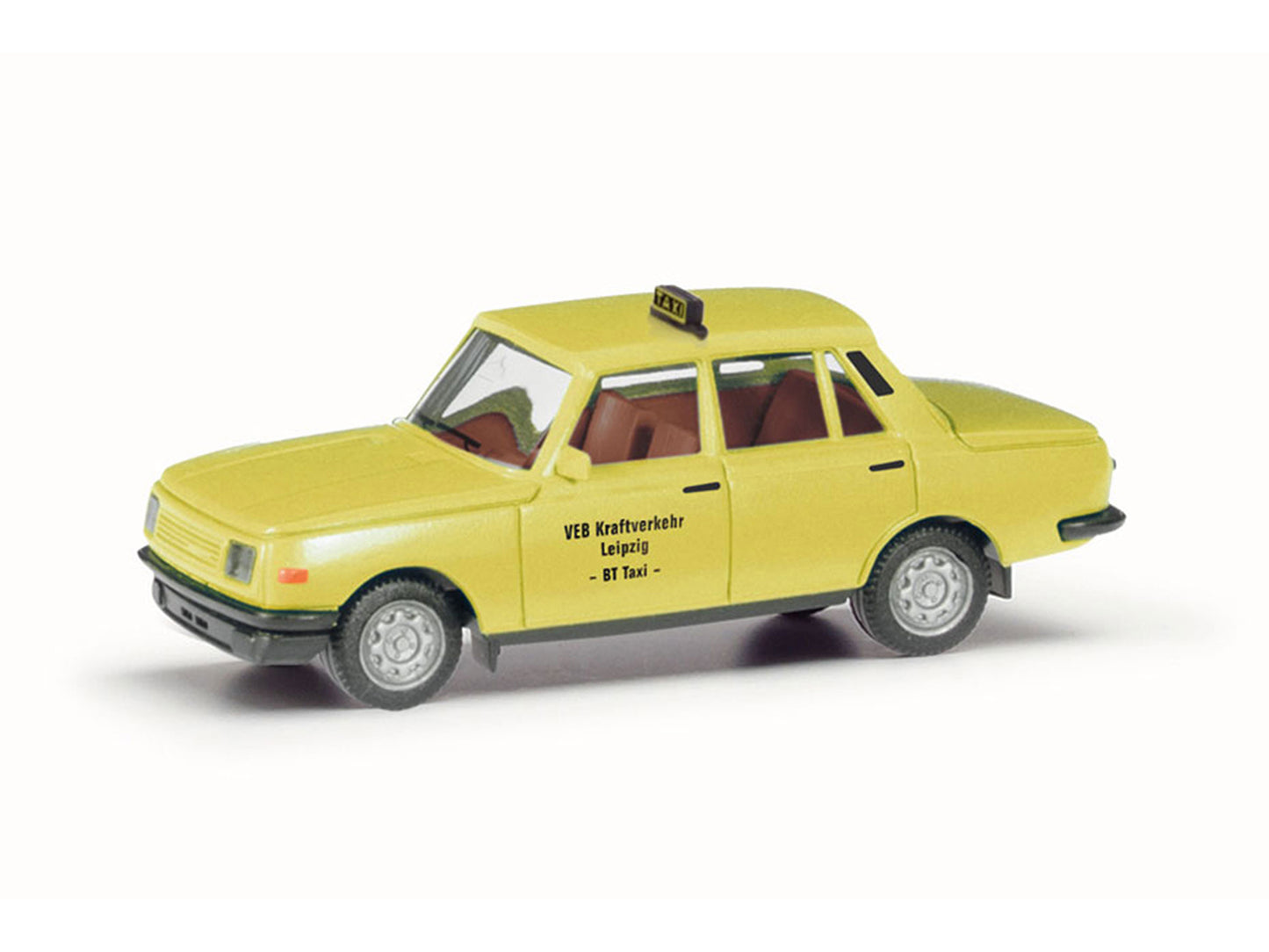 Herpa Wartburg 353 '85 VEB Kraftverkehr Leipzig Taxi HO Gauge HA097710