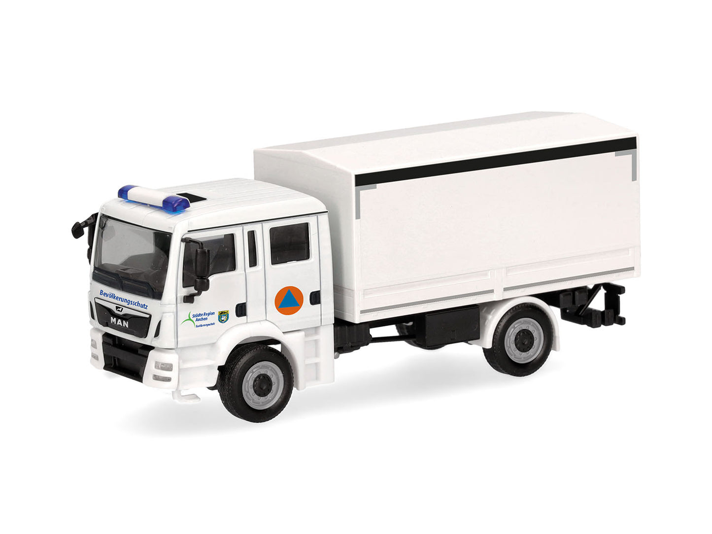Herpa MAN TGM MzKW Multi Purpose Vehicle Stadteregion Aachen HA098564 HO Gauge