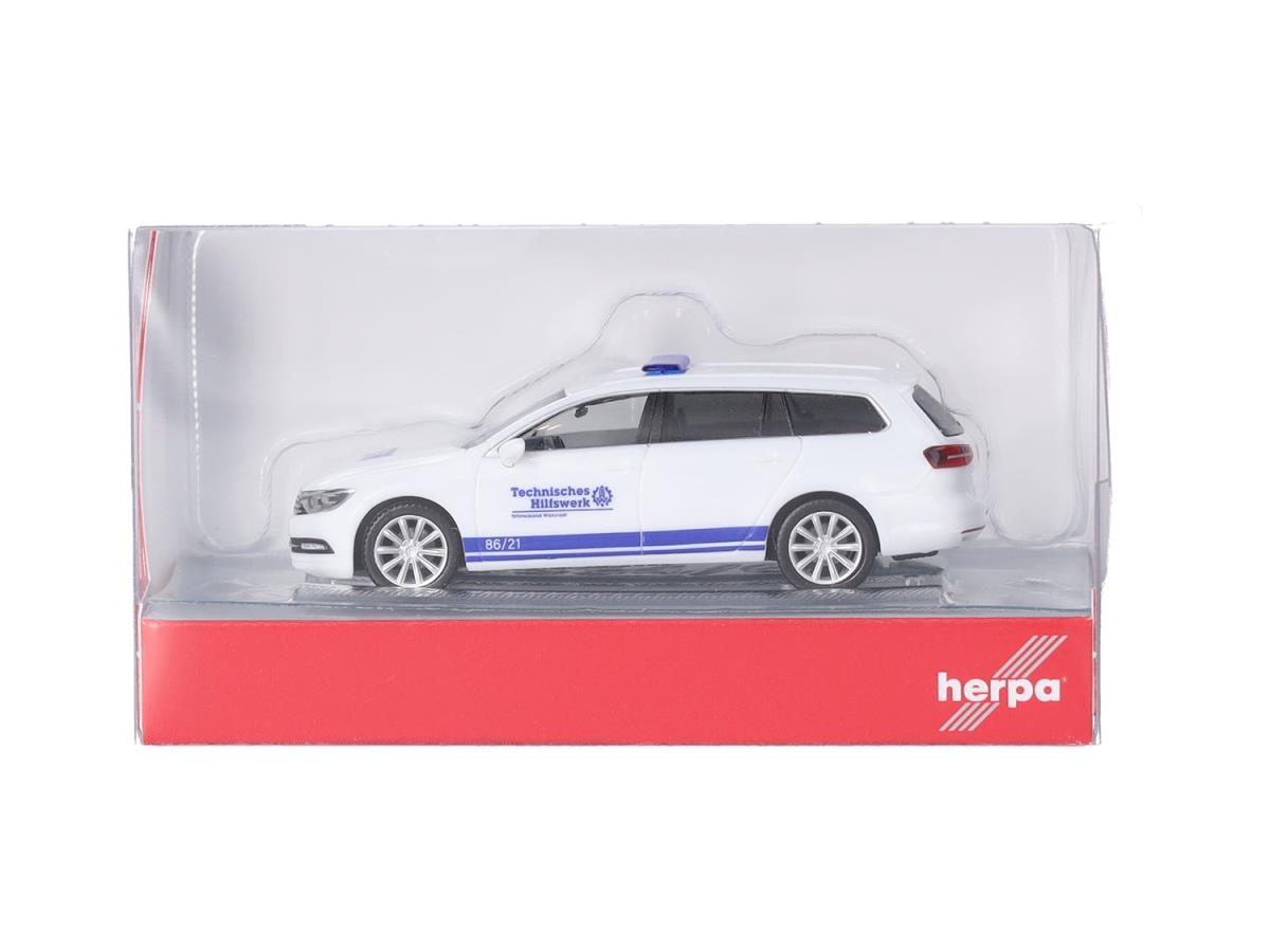Herpa VW Passat Variant THW Worrstadt HA098595 HO Gauge