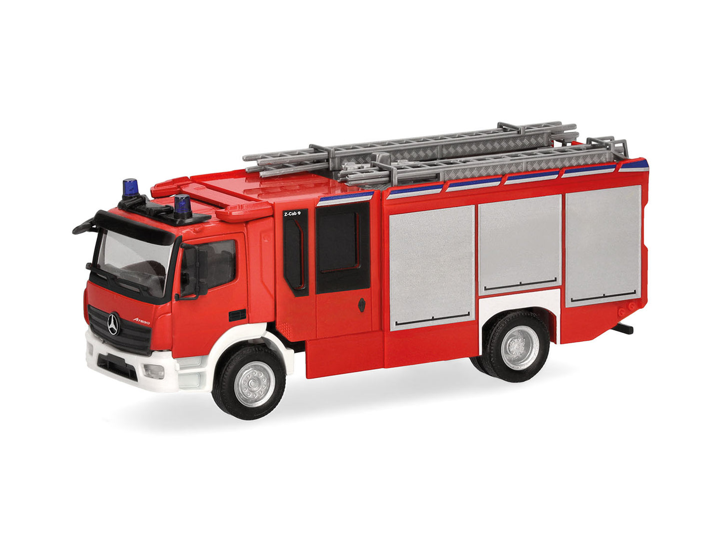 Herpa MB Atego 13 Z-Cab Feuerwehr HA098632 HO Gauge
