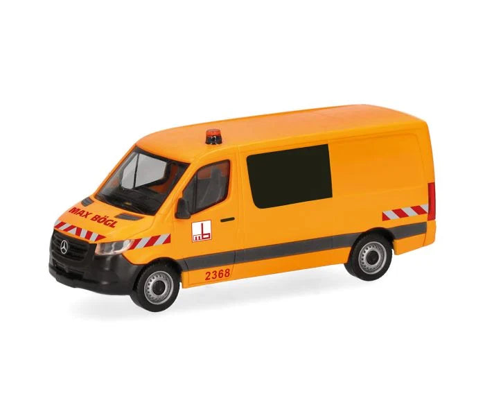 Herpa MB Sprinter 18 Flat Roof Half Bus Max Bogl HA098663 HO Gauge