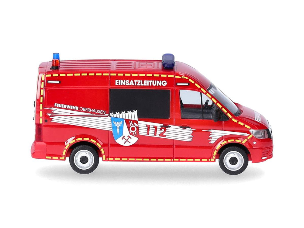 Herpa MAN TGE Half Bus High Roof Feuerwehr Oberhausen/ELW HA098731 HO Gauge
