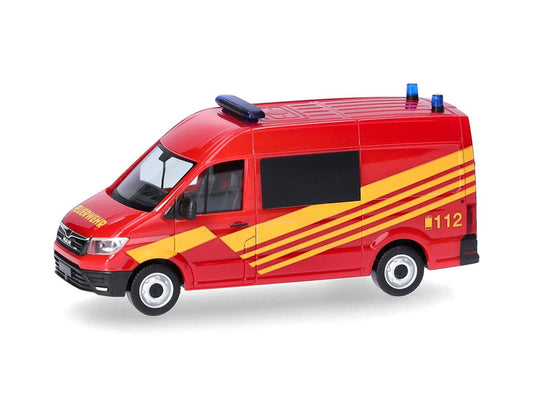 Herpa MAN TGE Half Bus High Roof Feuerwehr HA098748 HO Gauge