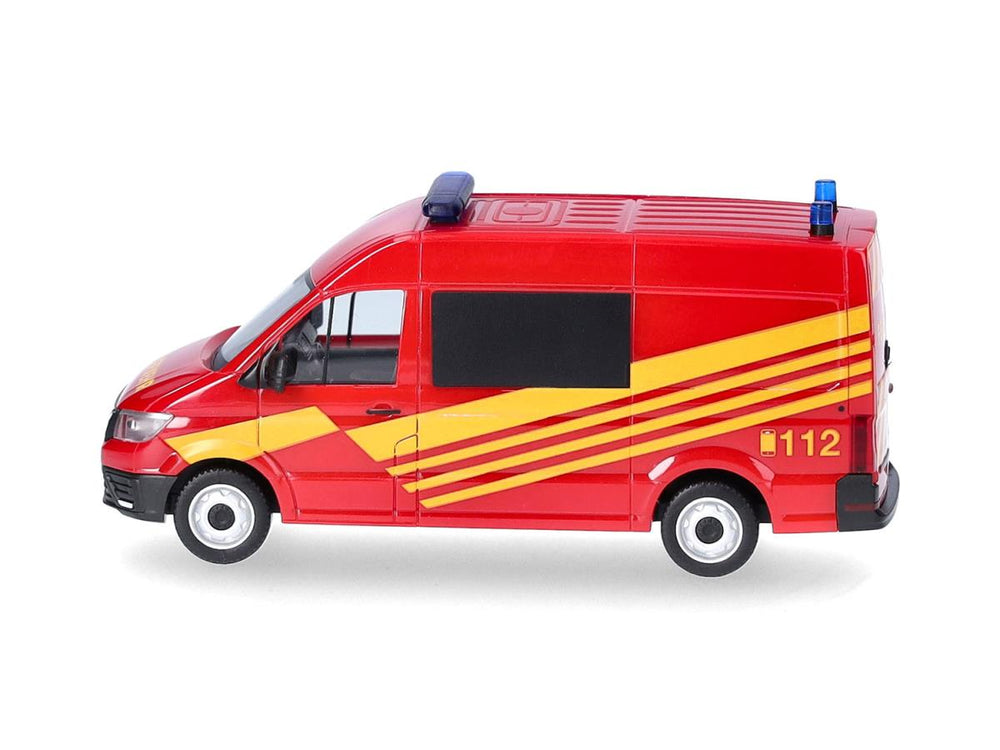 Herpa MAN TGE Half Bus High Roof Feuerwehr HA098748 HO Gauge