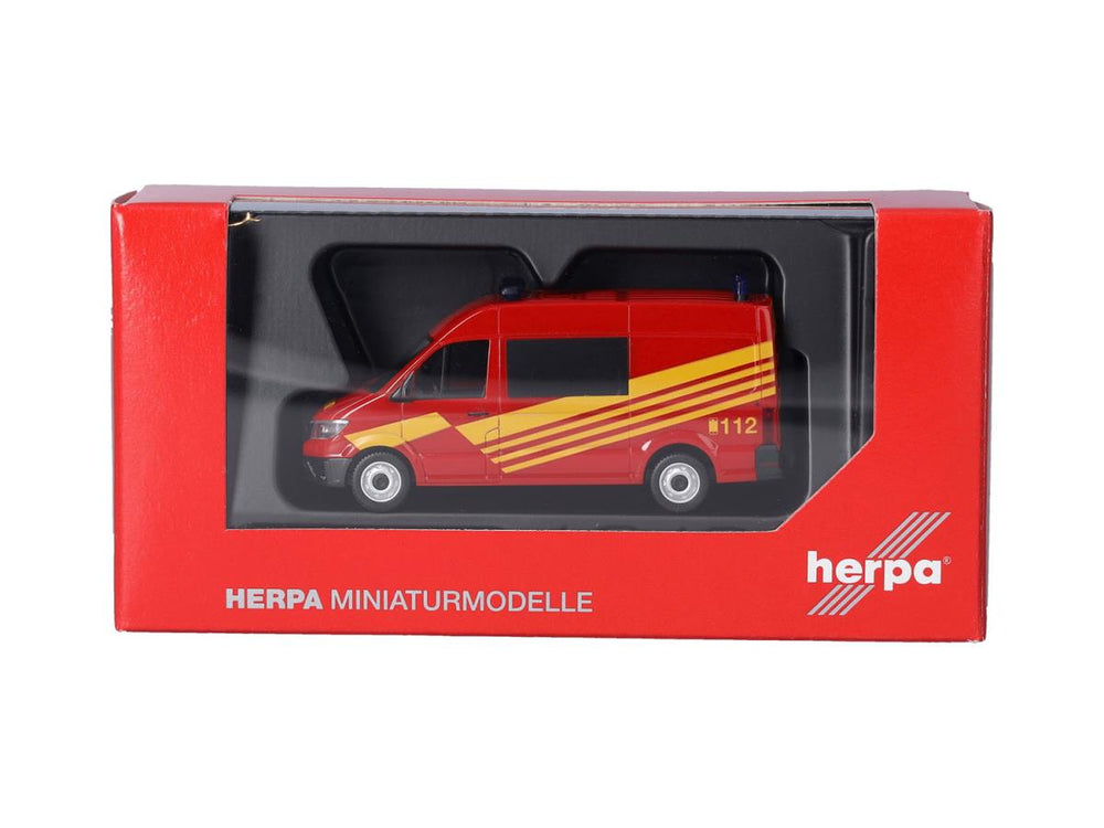 Herpa MAN TGE Half Bus High Roof Feuerwehr HA098748 HO Gauge
