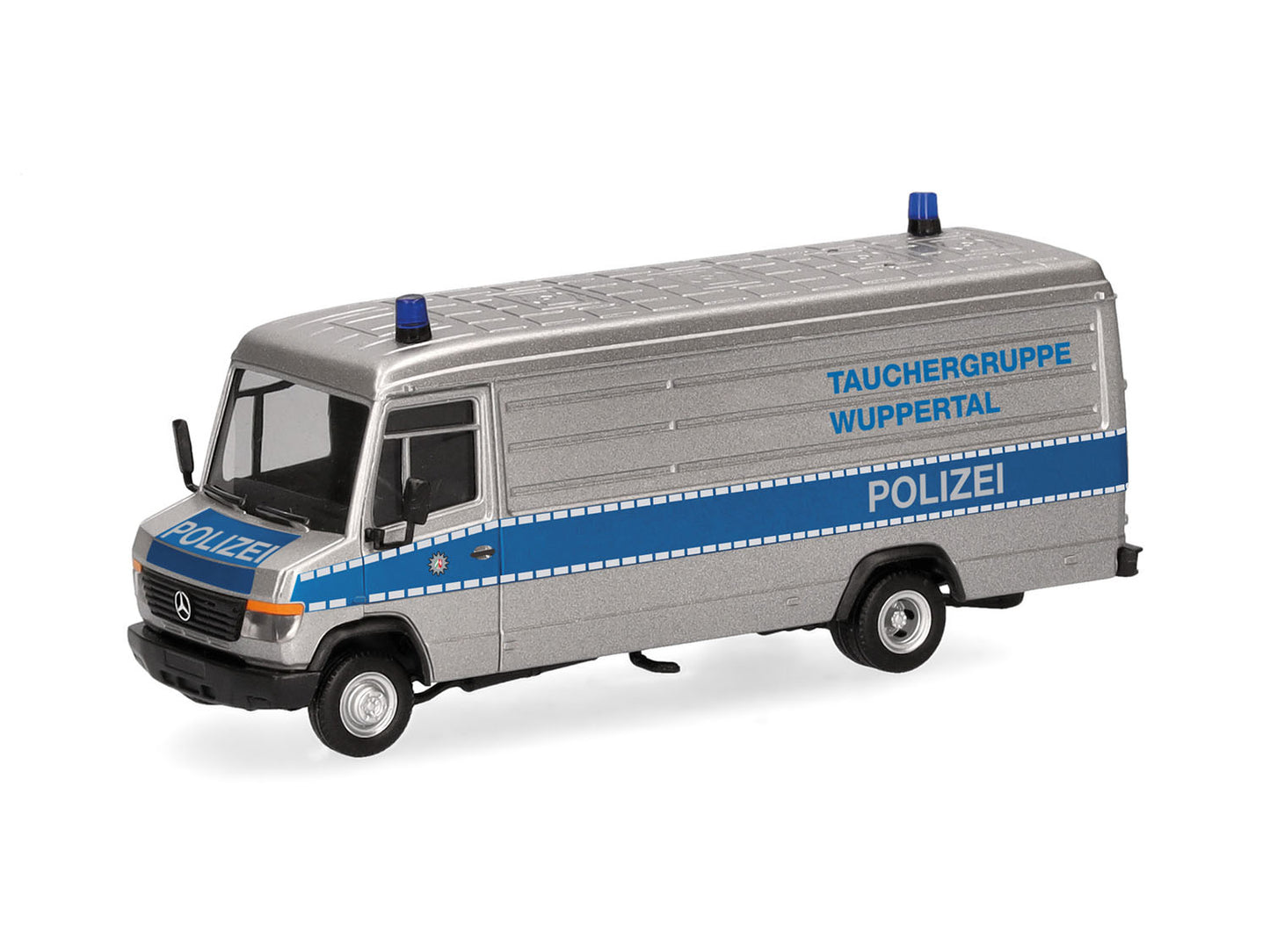 Herpa MB Vario Transporter Polizei Tauchergruppe Wuppertal HA098823 HO Gauge