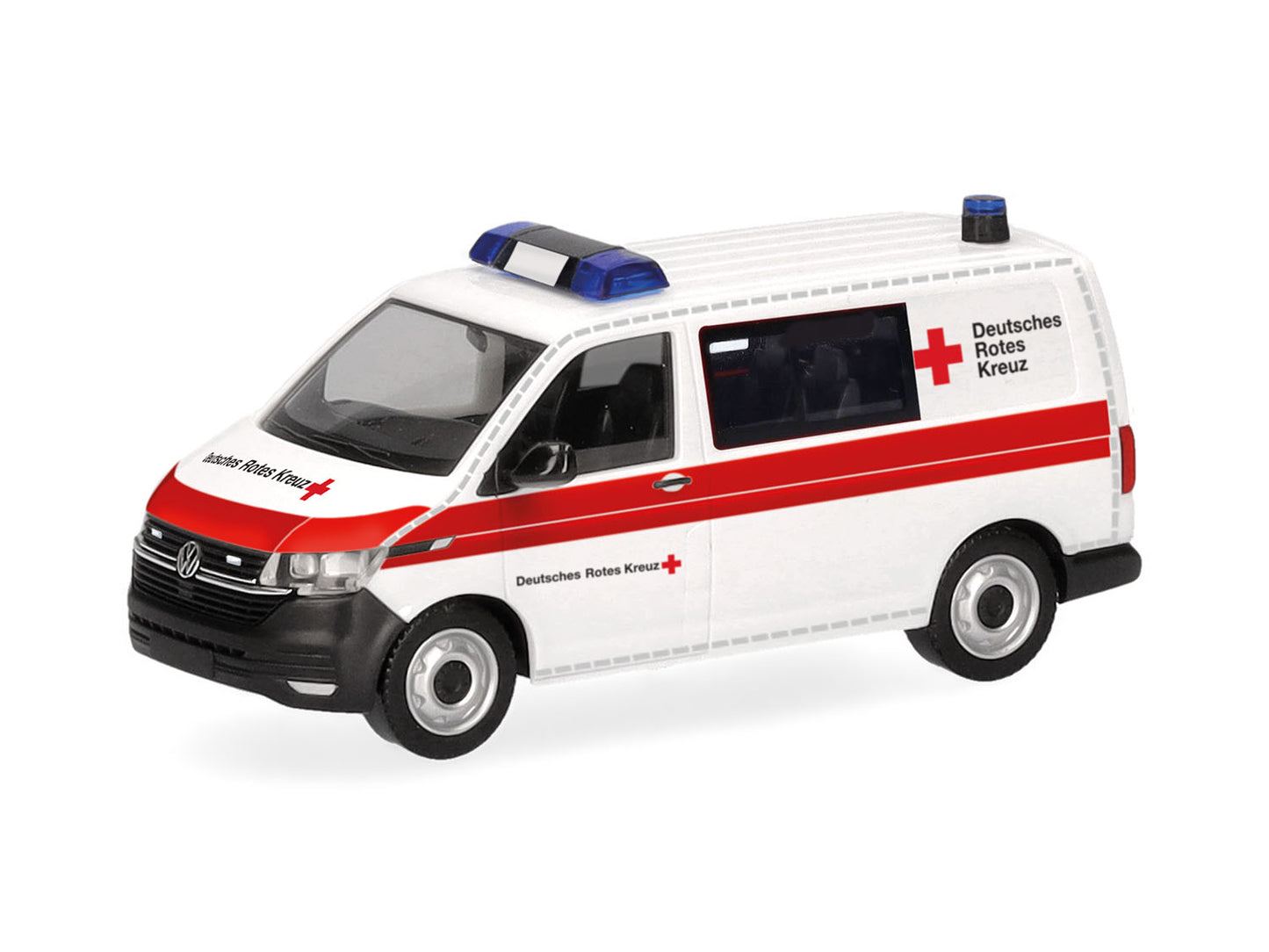 Herpa VW T6.1 Half Bus DRK HA098960 HO Gauge