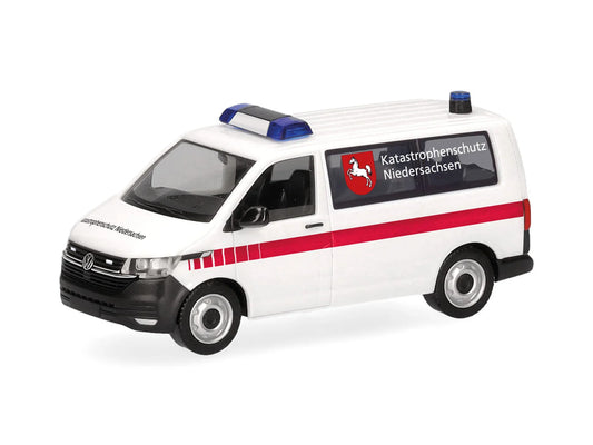 Herpa VW T6.1 Bus Katastrophenschutz Niedersachsen HA099134 HO Gauge
