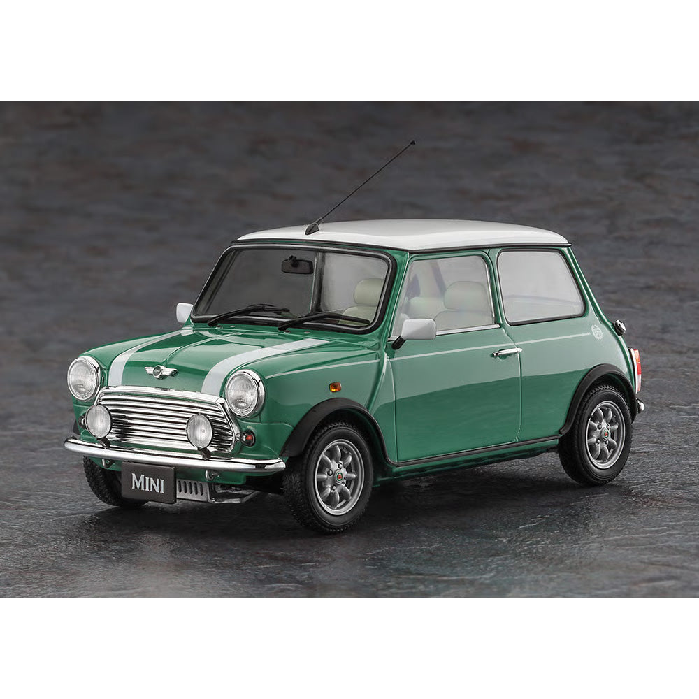 Hasegawa 20789 1997 Mini Cooper Heritage - Almond Green 1:24 Model Kit