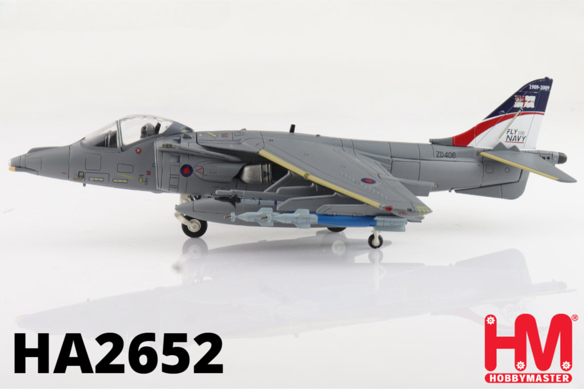 Hobby Master Core Range Harrier GR9 ZD406 Strike Wing 2009 1:72 Diecast Model
