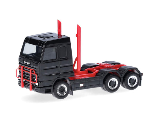 Herpa Scania 143 Streamline 3 Axle 6x4 Rigid Tractor Unit Black HA316743-002