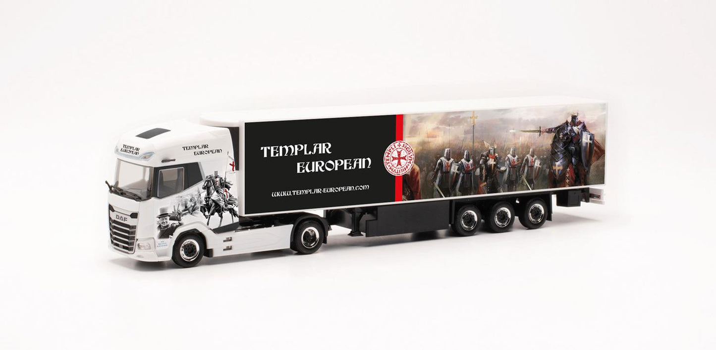 Herpa DAF XG+ Refrigerated Box Semitrailer Templar European HA316873 HO Gauge