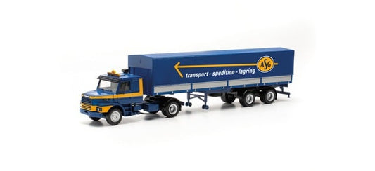Herpa Scania Hauber Canvas Semitrailer ASG HO Gauge HA317061