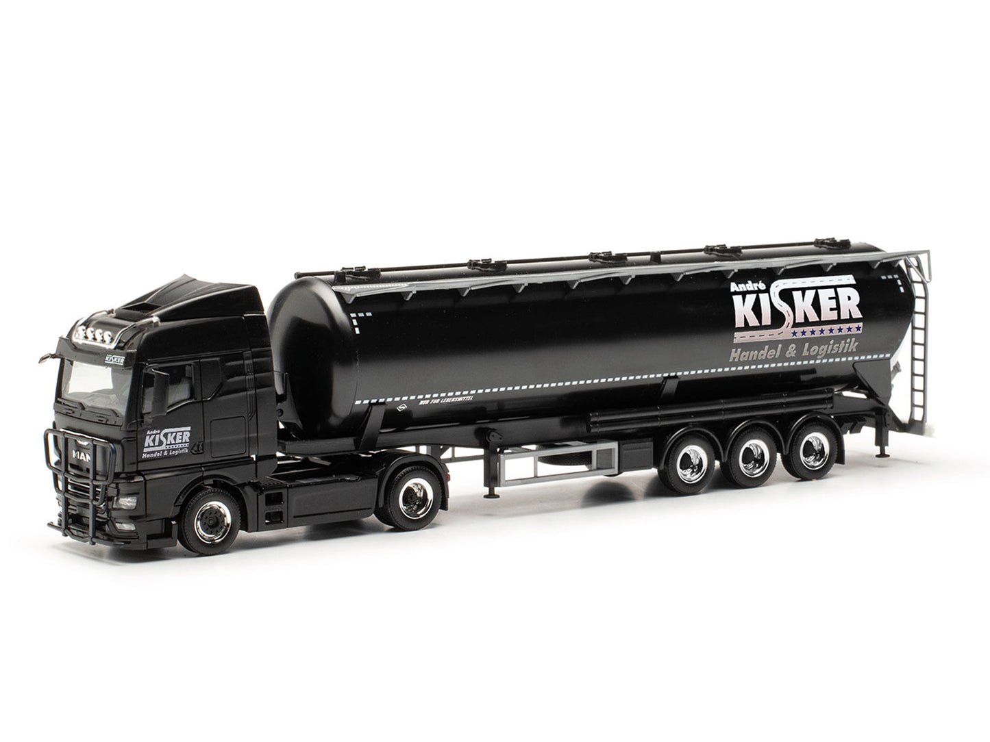 Herpa MAN TGX Silo Tanker Semitrailer Kisker HO Gauge HA317252