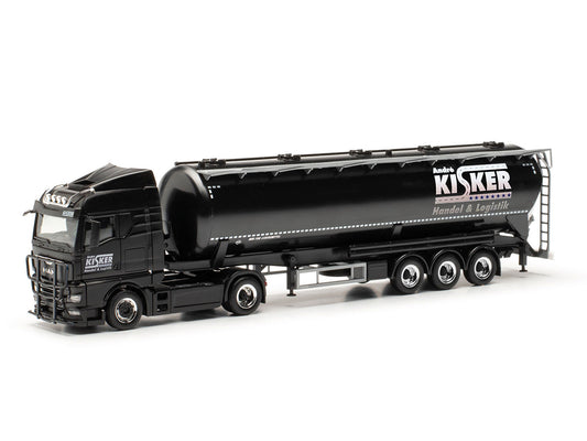 Herpa MAN TGX Silo Tanker Semitrailer Kisker HO Gauge HA317252