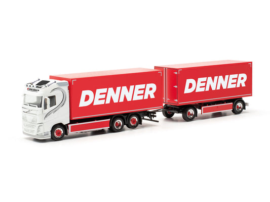Herpa Volvo FH GI 2013 Box Trailer Sascha Berthold/Denner HO Gauge HA317276