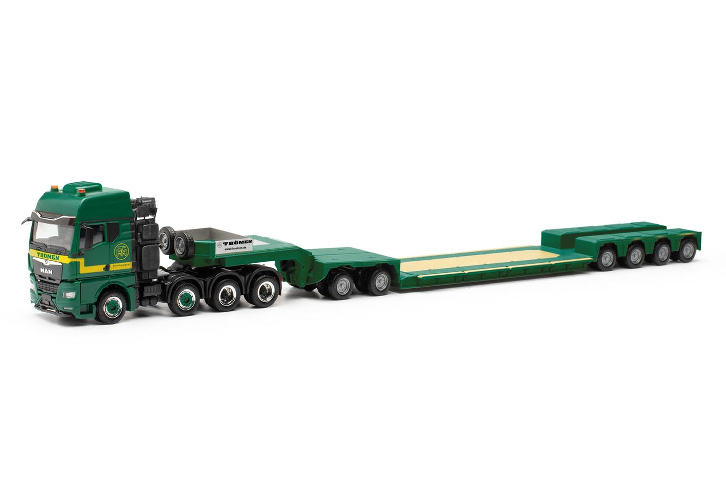 Herpa MAN TGX GX Low Boy Semitrailer Thomen HO Gauge 317580