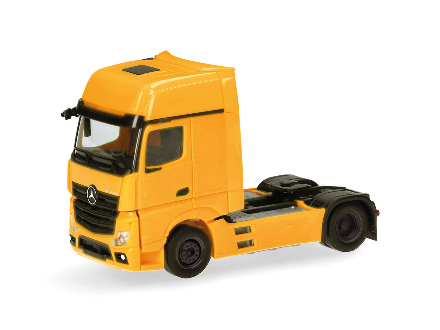 Herpa MB Actros L 18 Gigaspace 2 Axle Rigid Tractor Broom Yellow HA317948-002
