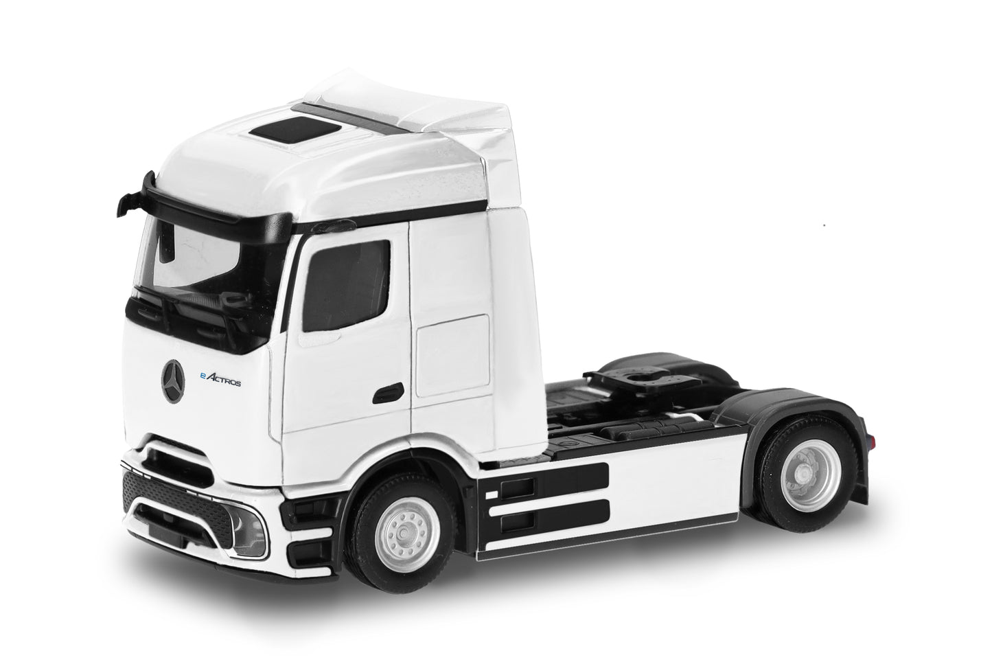 Herpa MB eActros 600 Procabin Sspace 2 Axle Rigid Tractor White HA318204-002 HO