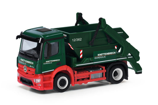 Herpa 318419 MB Actros S AK12 Skip Loader Knettenbrech & Gurdulic HO Gauge
