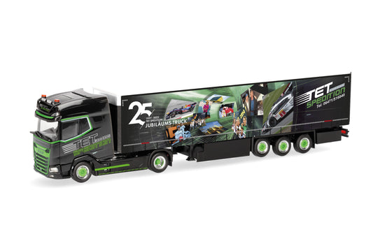 Herpa DAF XG+ Curtain Canvas Semitrailer TET/Jubilaum HA318907 HO Gauge