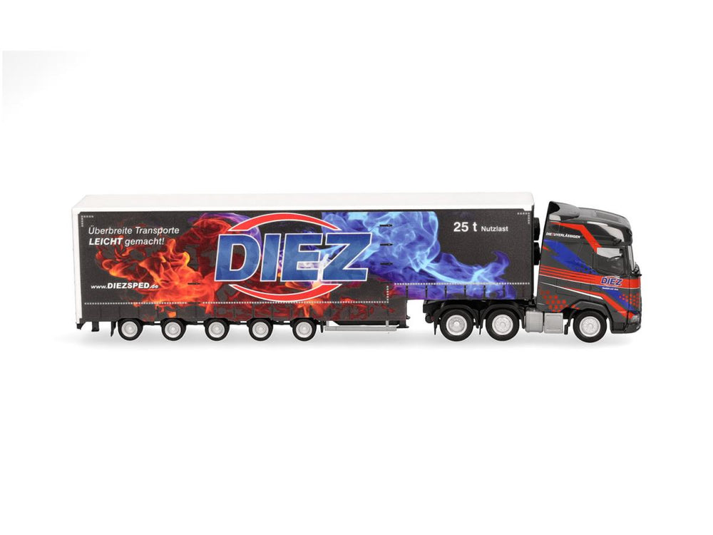 Herpa DAF XG+ 15m Volume Semitrailer Diez HA319263 HO Gauge