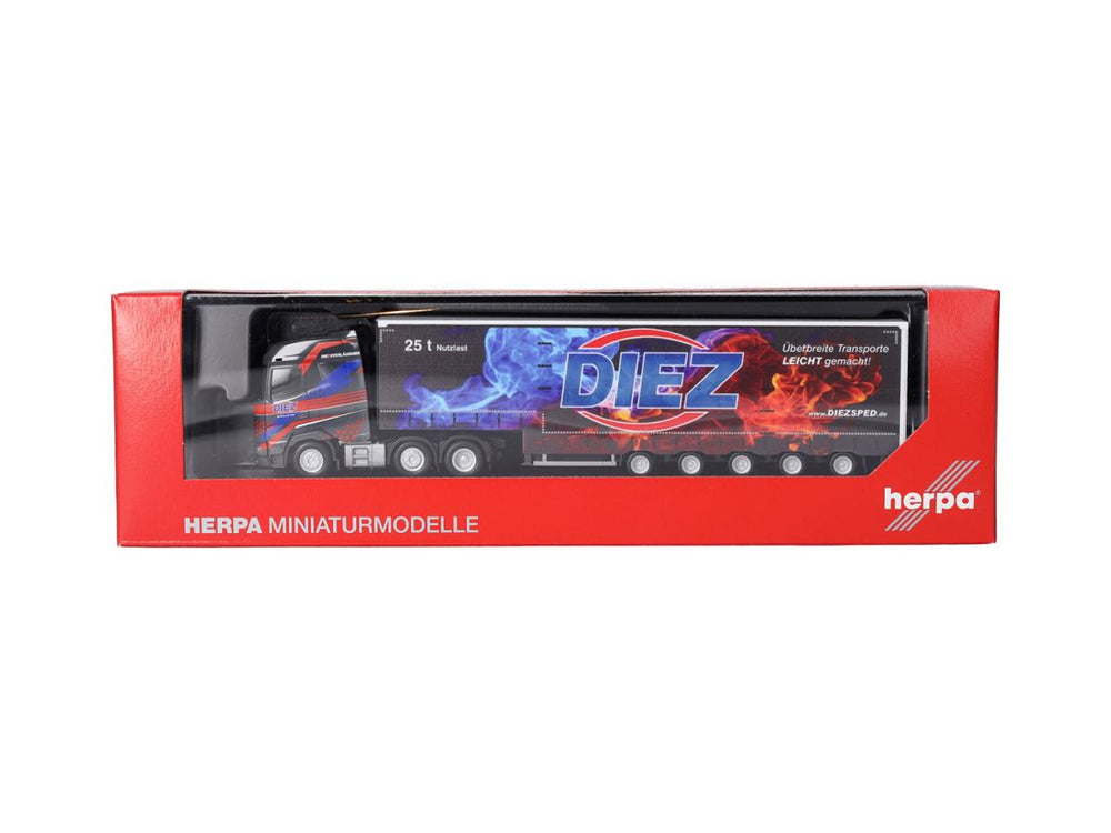 Herpa DAF XG+ 15m Volume Semitrailer Diez HA319263 HO Gauge