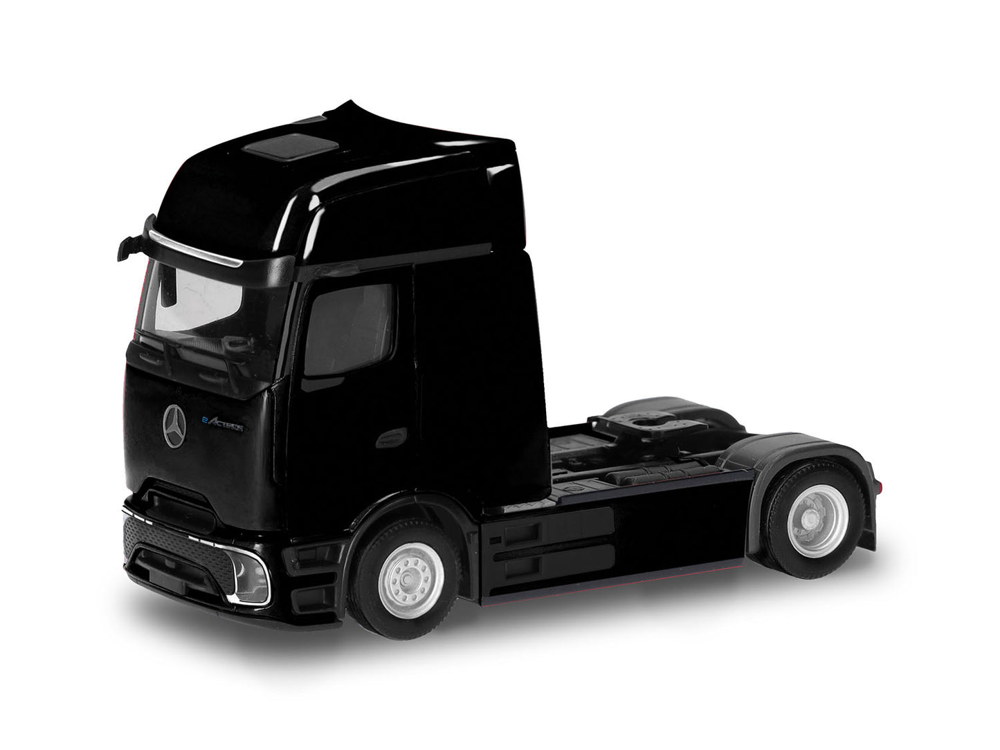 Herpa MB eActros 600 ProCab Gigaspace 2 Axle Rigid Tractor Black 319447 HO Gauge