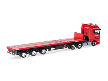 Herpa MAN TGX GX Tele Semitrailer Schlopp HA319508 HO Gauge