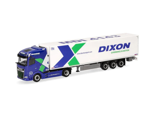 Herpa DAF XG Refrigerated Box Semitrailer Dixon HA319539 HO Gauge