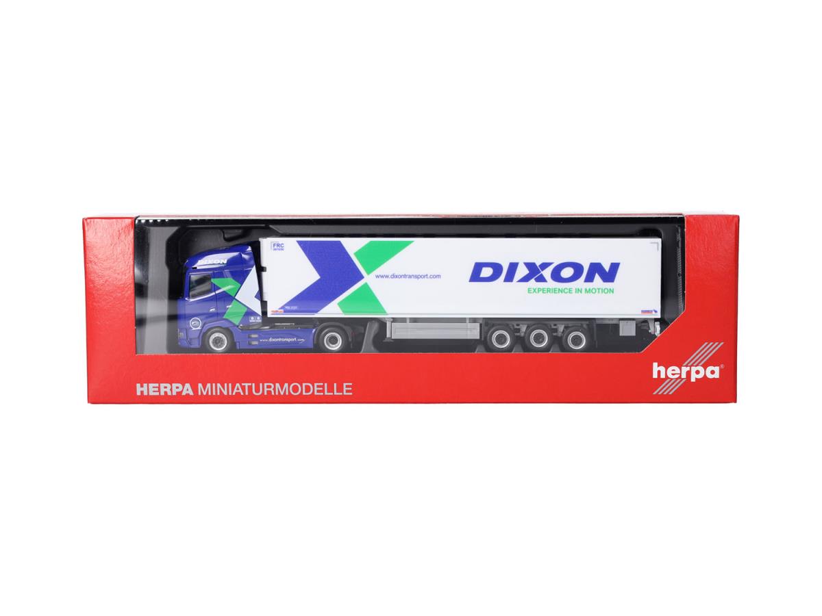 Herpa DAF XG Refrigerated Box Semitrailer Dixon HA319539 HO Gauge
