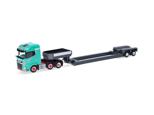Herpa DAF XG Lowboy Semitrailer Colossus Logistics HA319553 HO Gauge