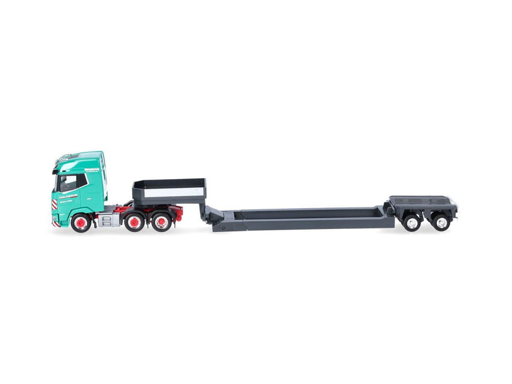 Herpa DAF XG Lowboy Semitrailer Colossus Logistics HA319553 HO Gauge