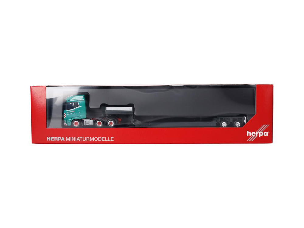 Herpa DAF XG Lowboy Semitrailer Colossus Logistics HA319553 HO Gauge