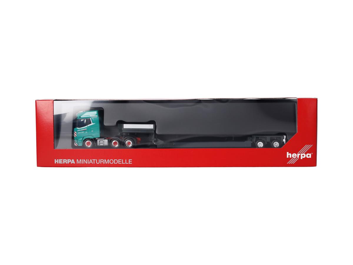 Herpa DAF XG Lowboy Semitrailer Colossus Logistics HA319553 HO Gauge