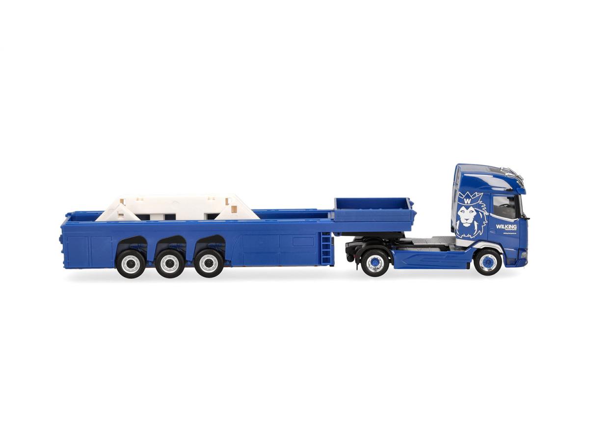 Herpa DAF XG Concrete Parts Semitrailer Wilking Transporte HA319690 HO Gauge