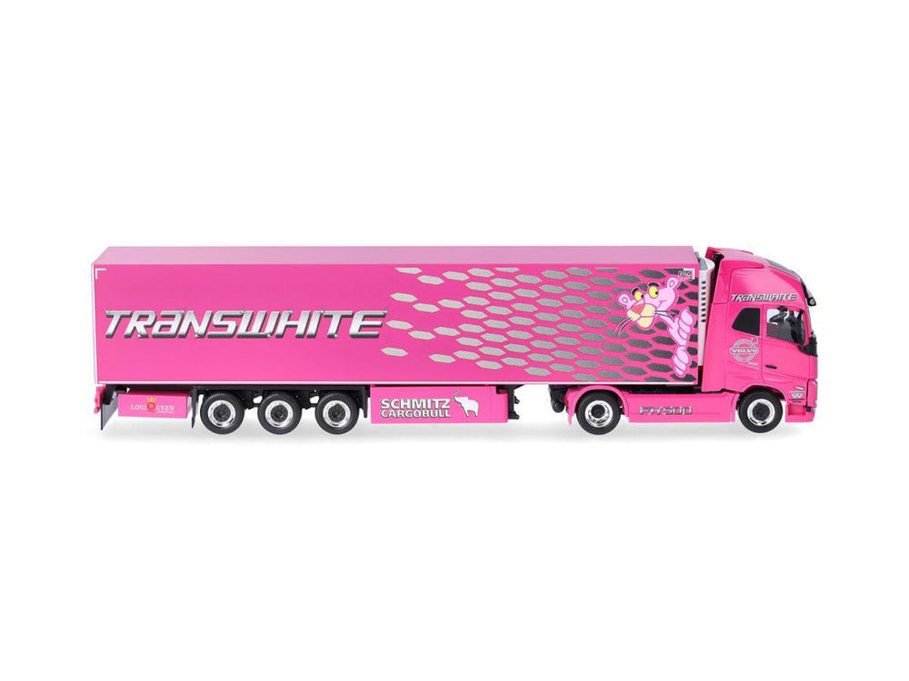 Herpa Volvo FH GL XL '20 Refrigerated Box Semitrailer Transwhite 319836 HO Gauge