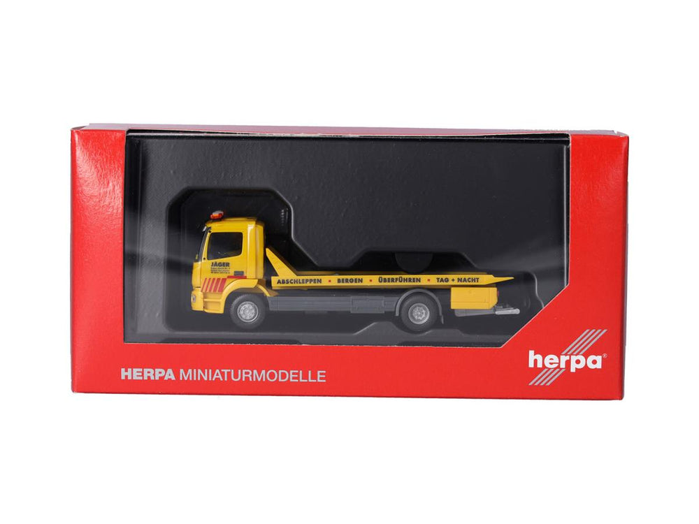 Herpa MB Atego 13 Platform Recovery Vehicle Jager HA319843 HO Gauge